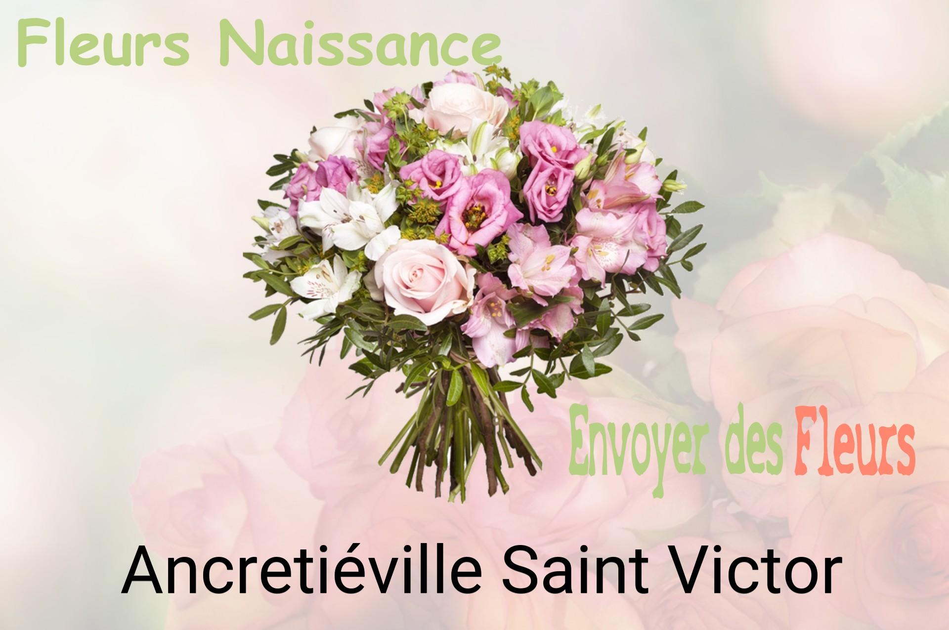Bouquet de fleurs de naissance livré à Ancretiéville-Saint-Victor
